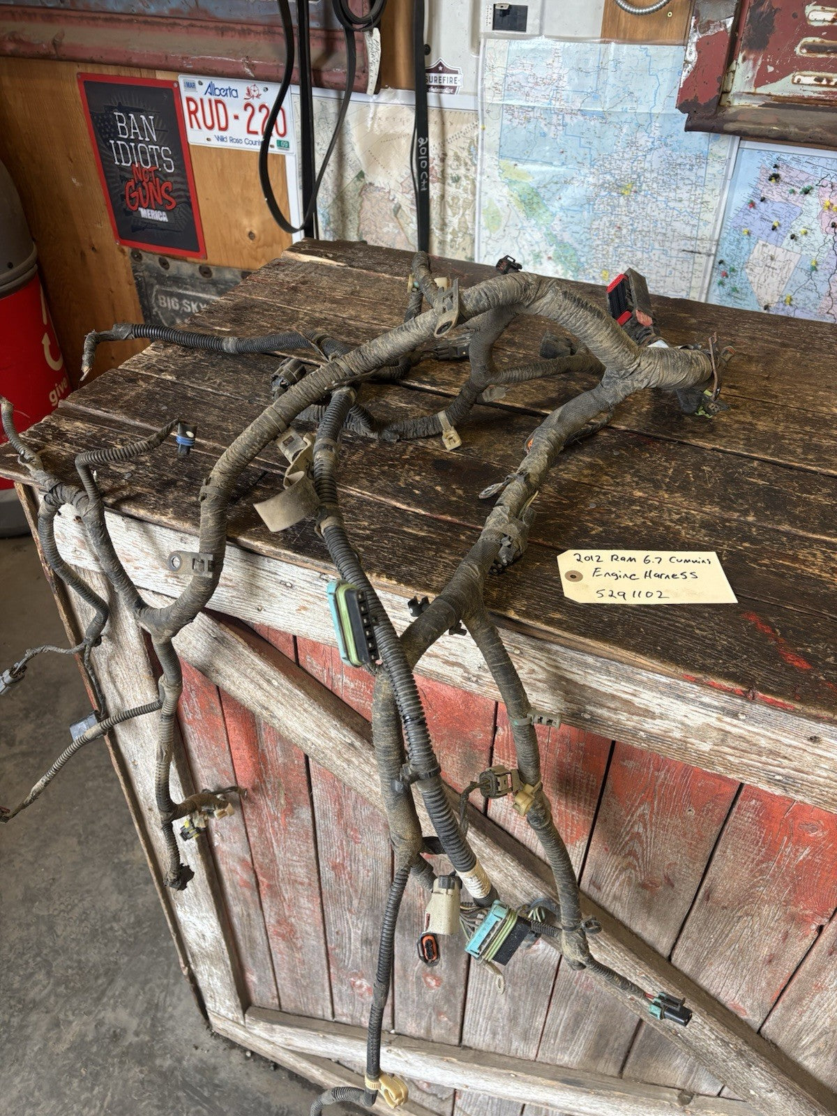 2012 RAM 2500 3500 6.7L CUMMINS ENGINE HARNESS PN 5291102