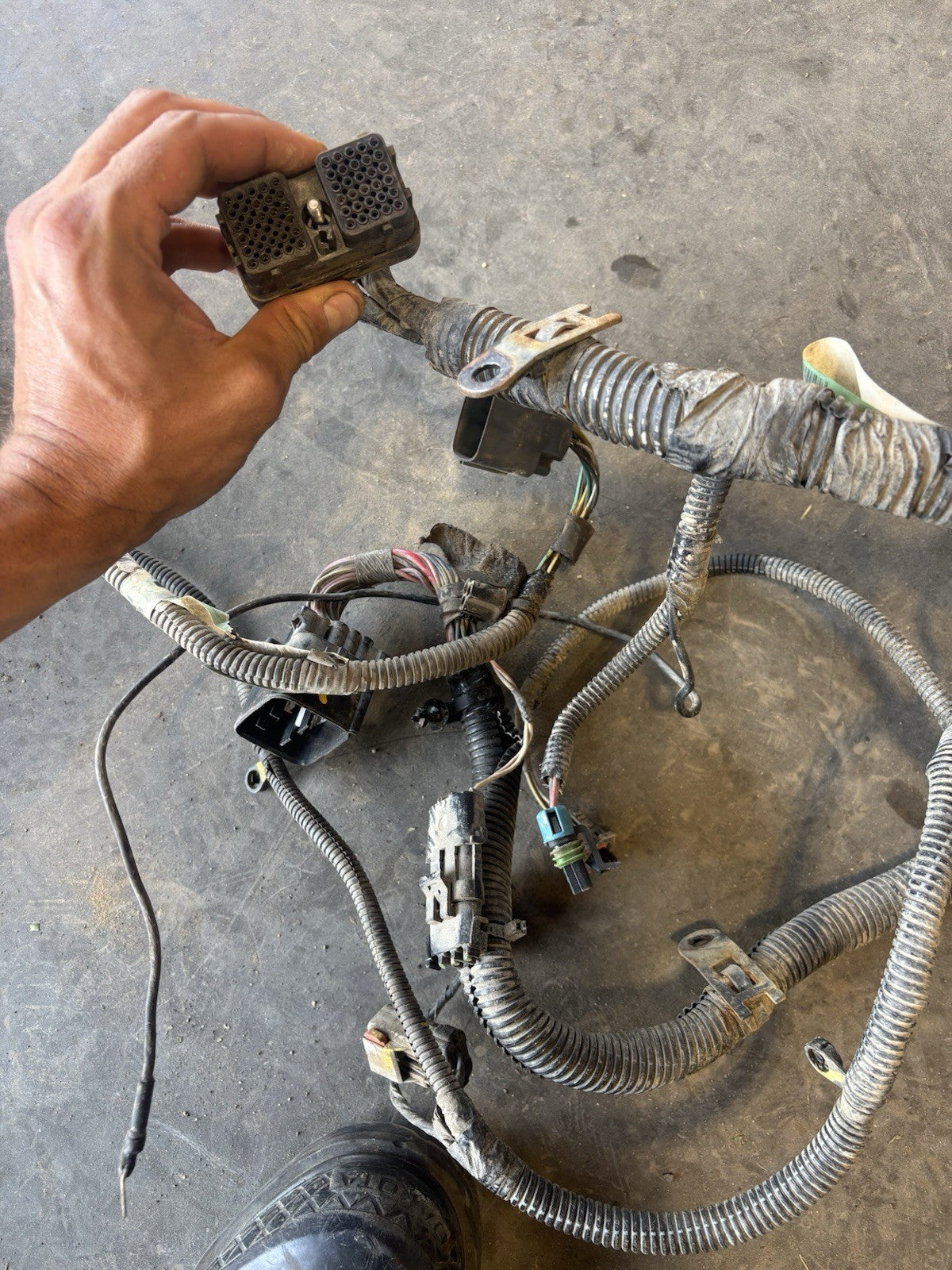 2008 DODGE 6.7L CUMMINS 6SP MANUAL ENGINE TRANS HARNESS 4980107 4946174 04801409