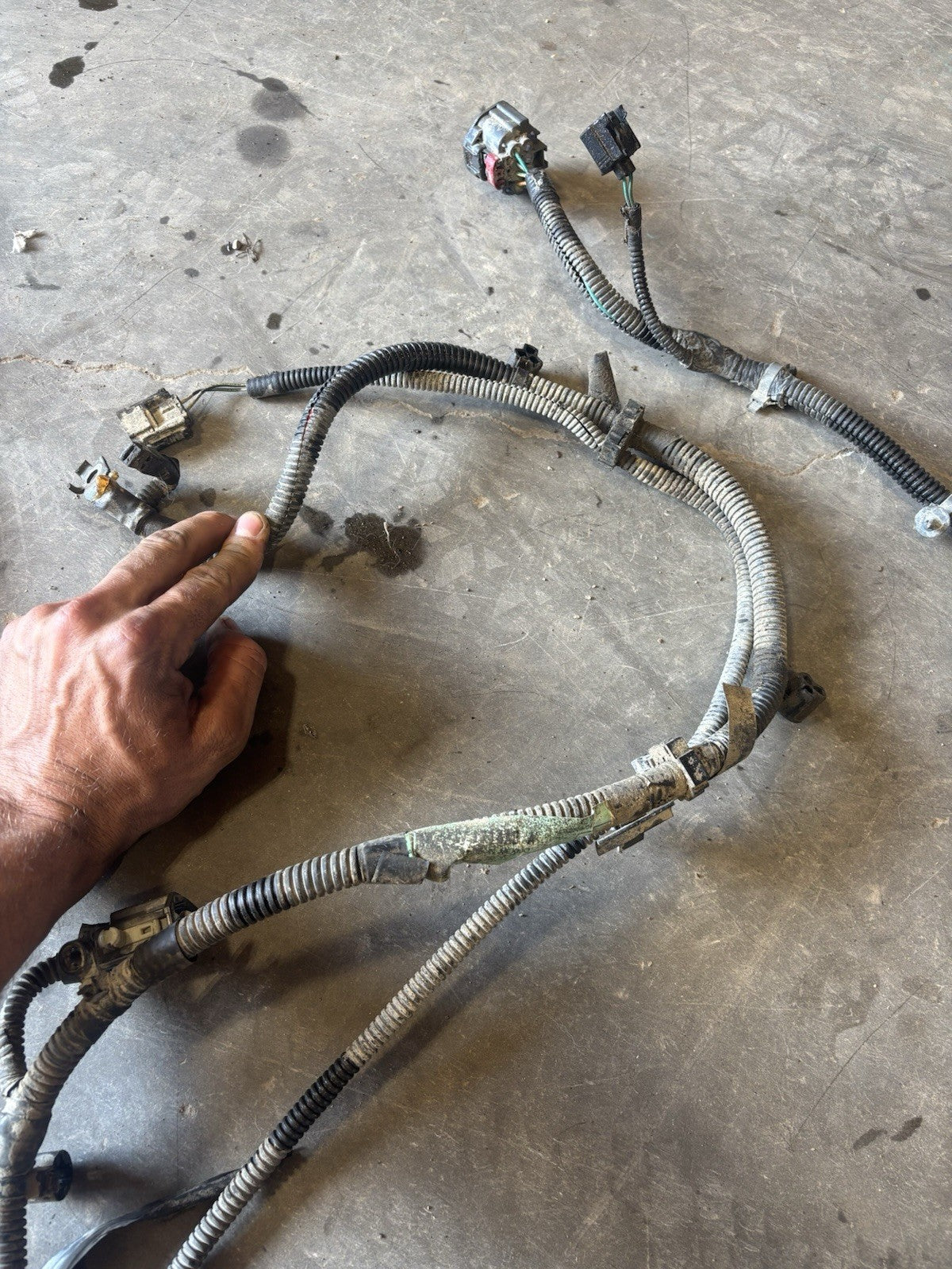 2008 DODGE RAM 1500 5.7L HEMI AUTOMATIC COMPLETE ENGINE HARNESS 04801590AE