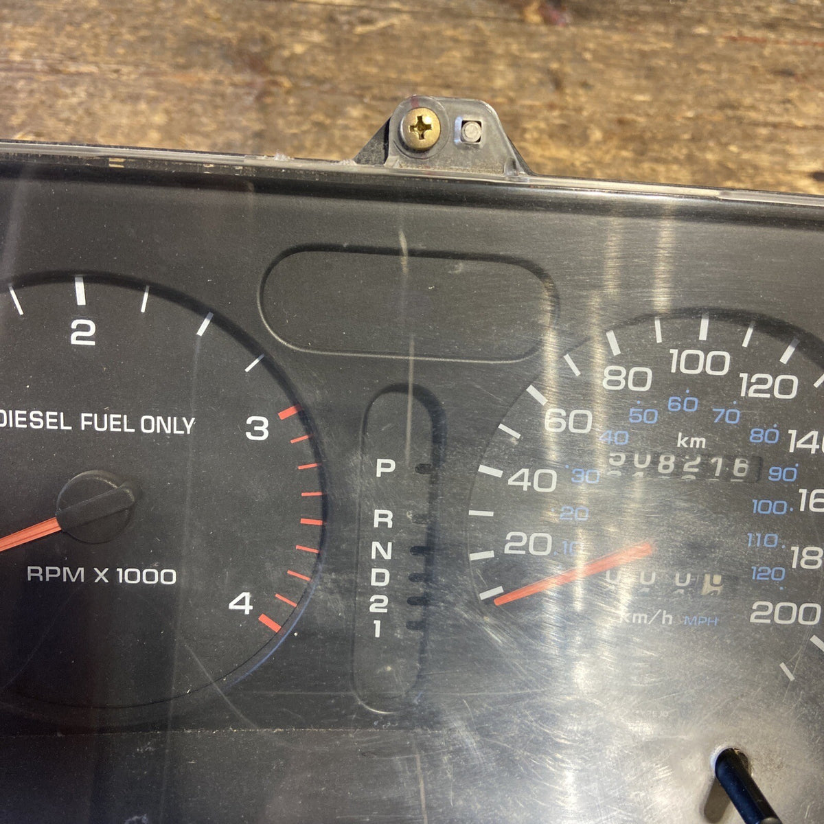 1994 1995 1996 1997 DODGE RAM 2500 3500 DIESEL INSTRUMENT GAUGE CLUSTER 56021725