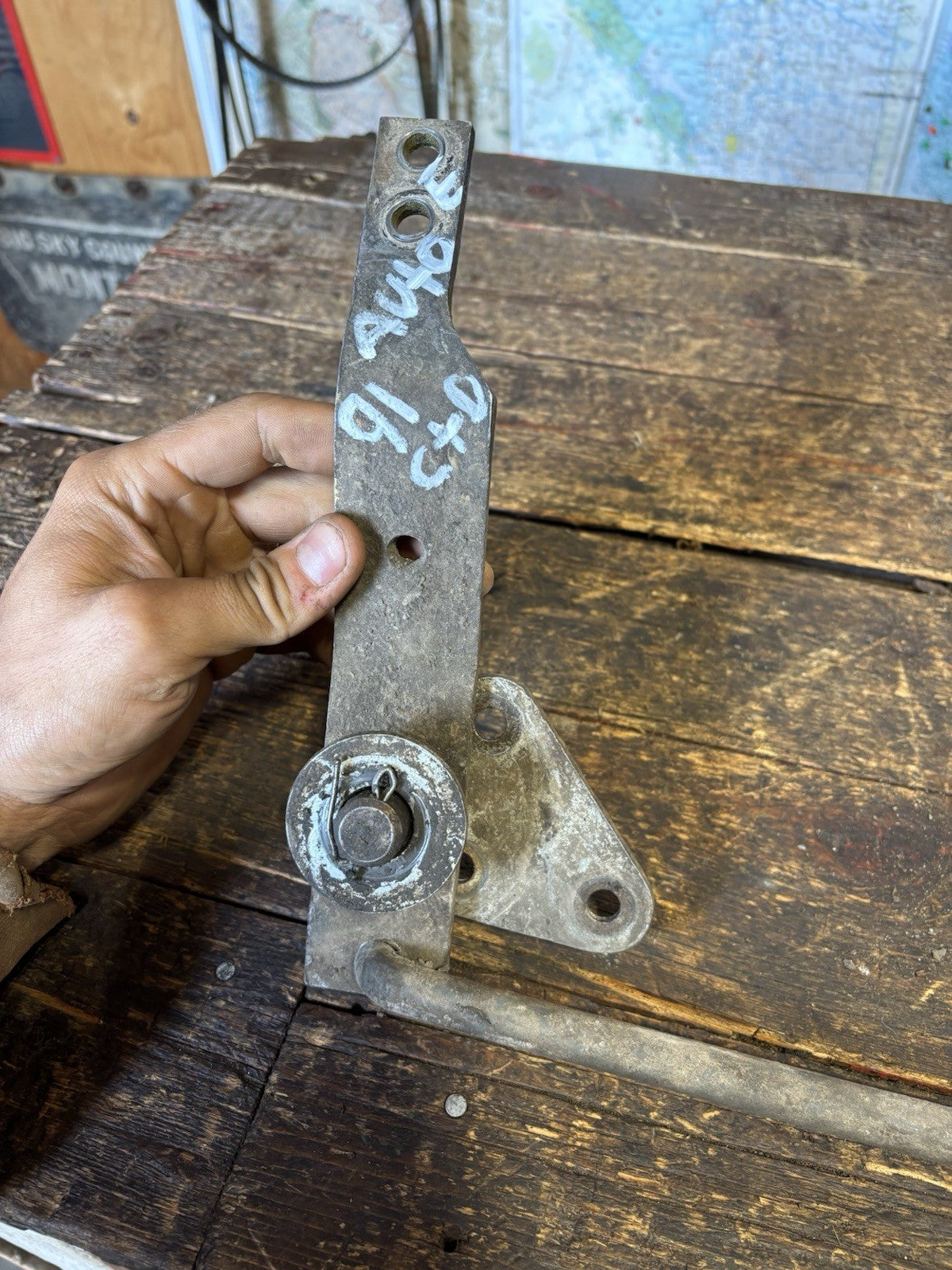 1989 -1993 DODGE RAM 1ST GEN CUMMINS AUTO 4X4 SHIFTER LINKAGE ASSEMBLY SHIFT ROD