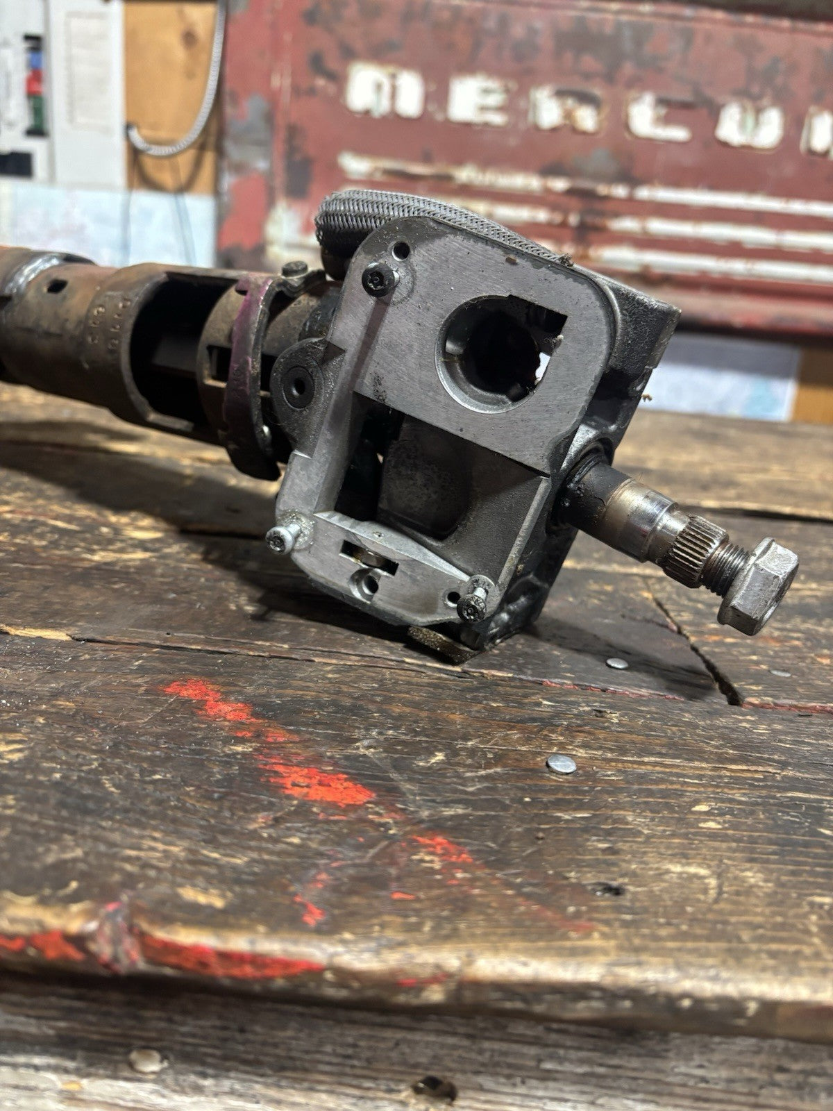 1991 1992 1993 DODGE RAM 250 350 4X4 TILT STEERING COLUMN MANUAL TRANS 52077736