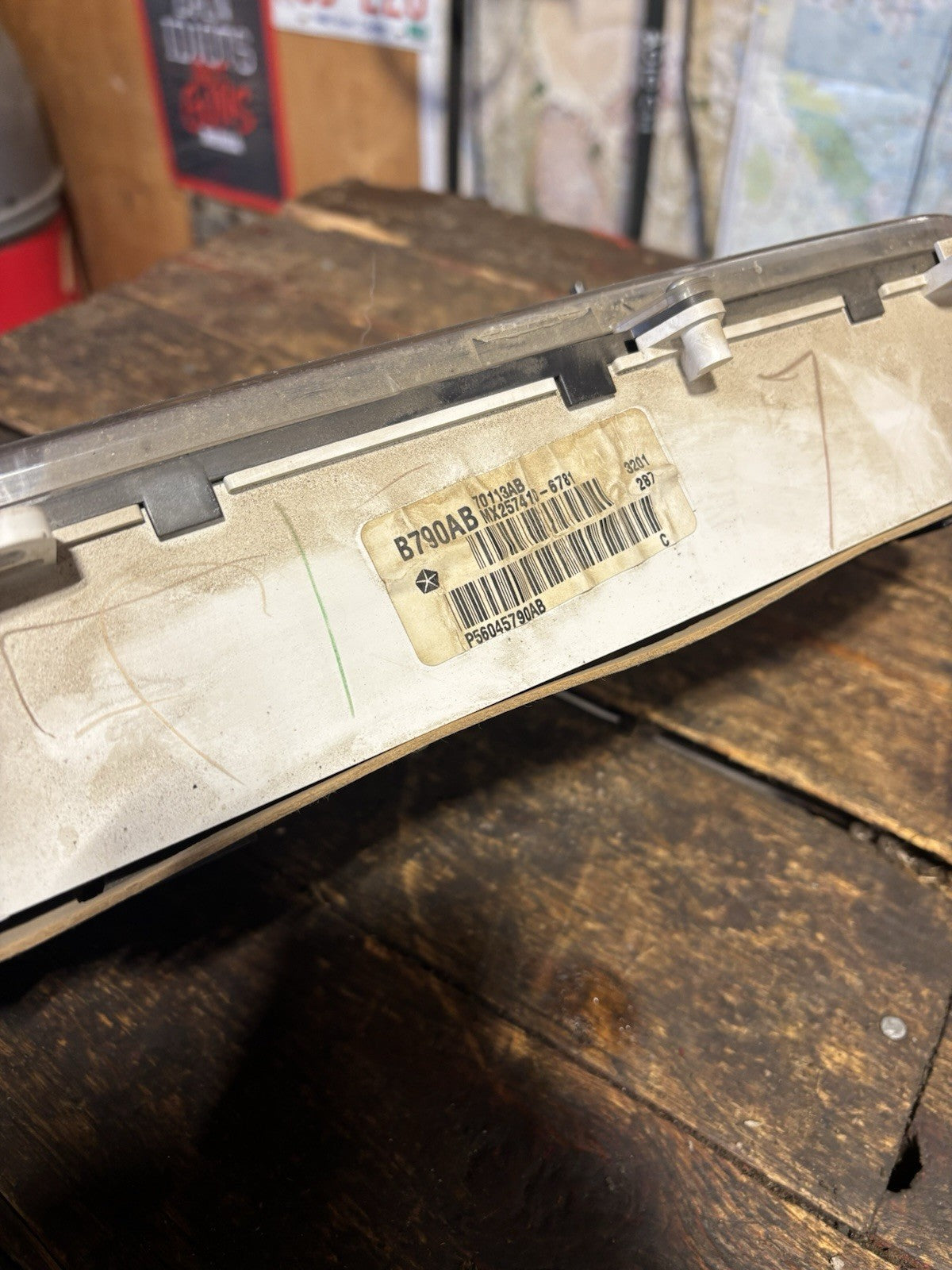 2001 2002 DODGE RAM 2500 3500 CUMMINS INSTRUMENT GAUGE CLUSTER 530km 56045790AD