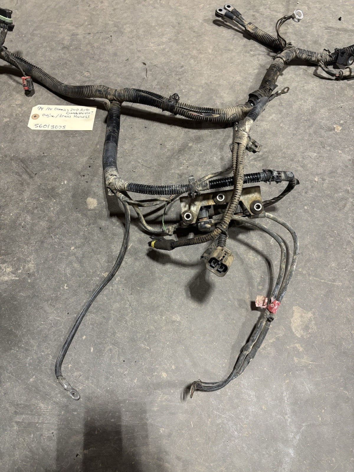 1994 DODGE RAM 12V CUMMINS COMPLETE ENGINE / AUTO TRANS HARNESS 56018075