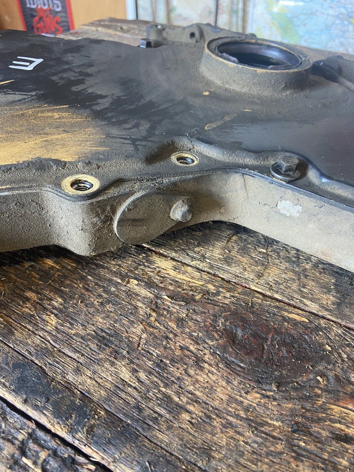 OEM 1989 - 1993 1ST GEN DODGE 5.9L 12V CUMMINS TIMING CASE COVER 3918872 3905203