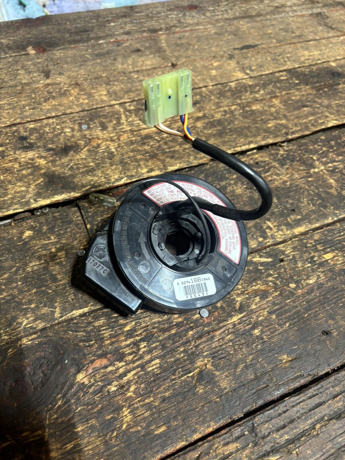 1990 1991 DODGE RAM 250 350 CUMMINS CLOCK SPRING W TILT &amp; CRUISE 17077c