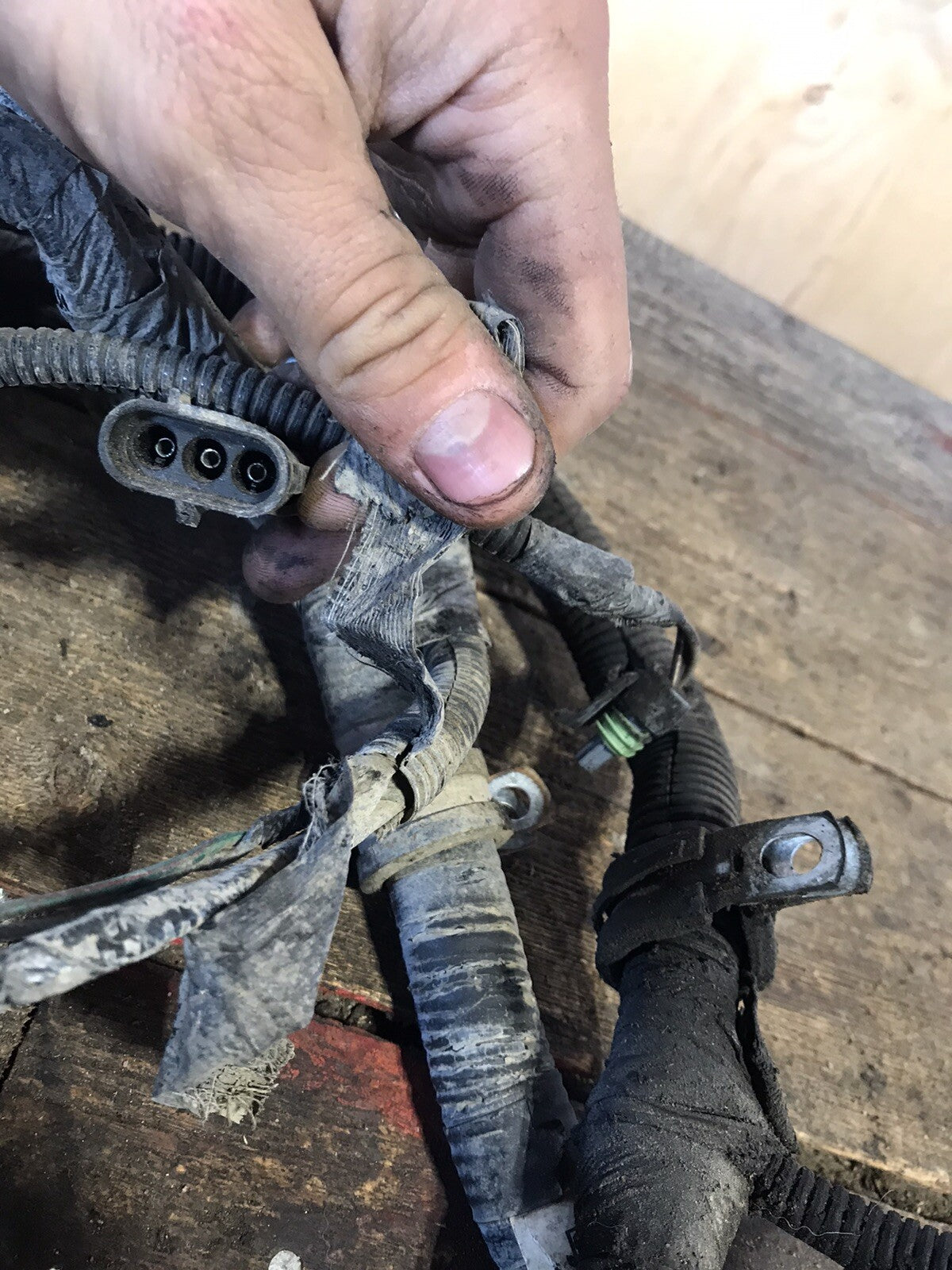 2002 DODGE RAM 2500 3500 CUMMINS MANUAL COMPLETE ENGINE WIRING HARNESS 3949898