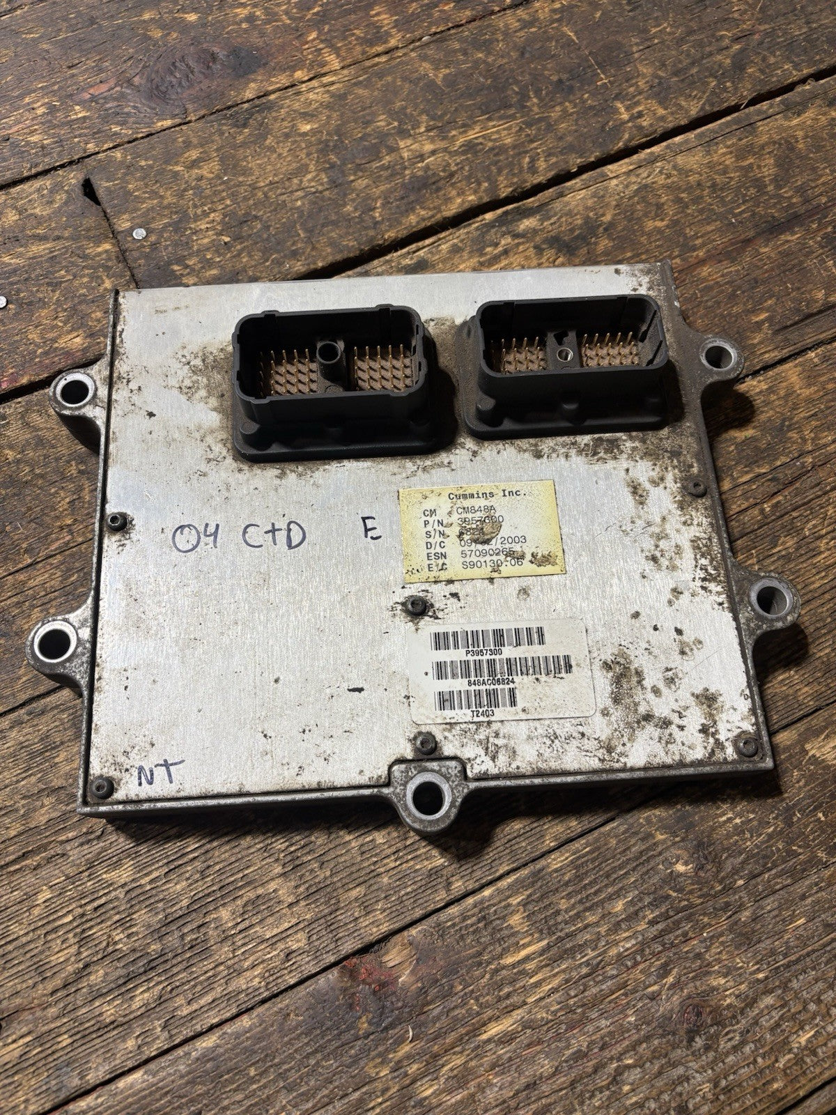 2004 Dodge Ram CUMMINS Diesel ECM ECU PCM ENGINE CONTROL MODULE 3957300