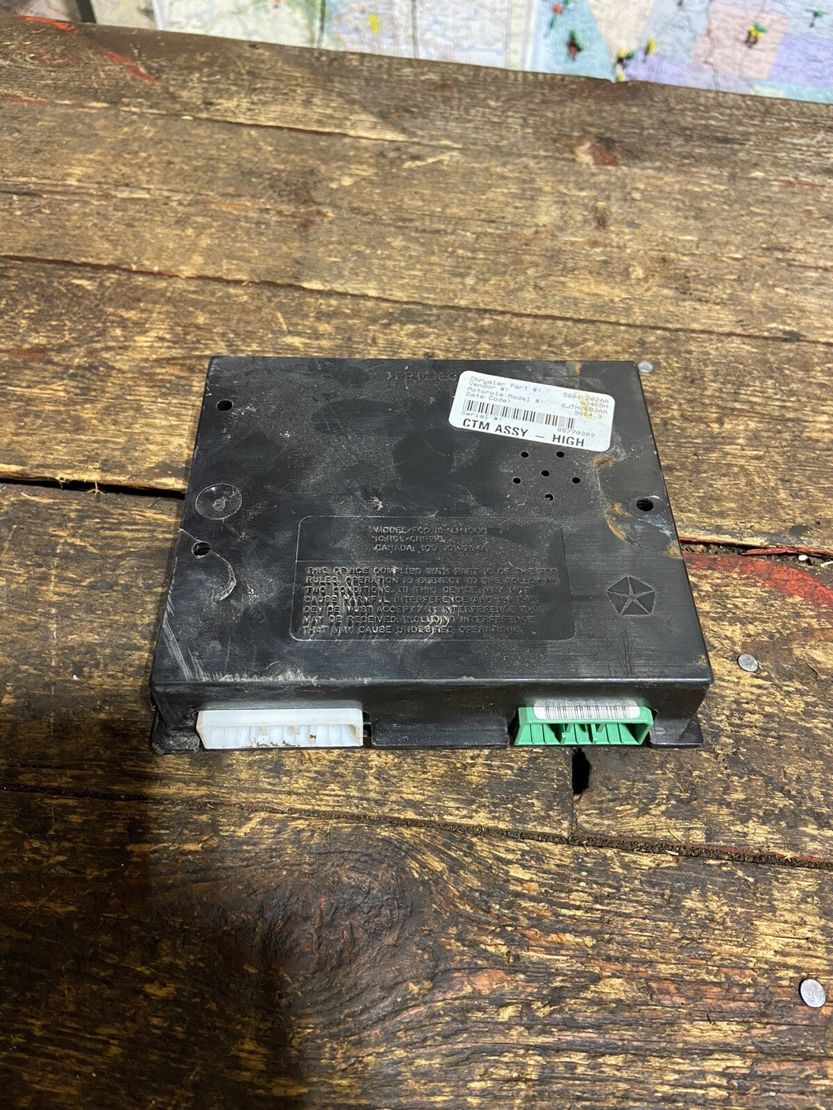 1998 DODGE RAM 2500 3500 CENTRAL TIMING MODULE CTM BODY CONTROL MODULE 56045202