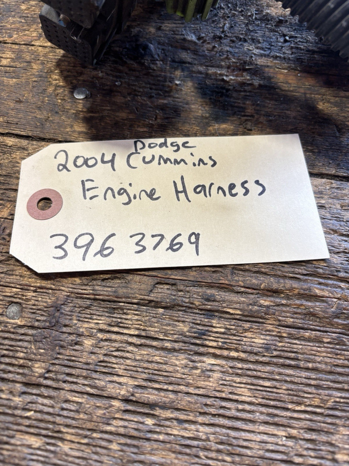 2004 DODGE RAM CUMMINS ENGINE WIRING HARNESS PN 3693769