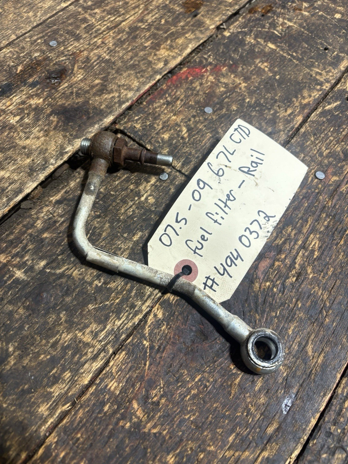 2007 2008 2009 DODGE RAM 2500 3500 6.7L CUMMINS  FUEL FILTER - RAIL LINE 4940372