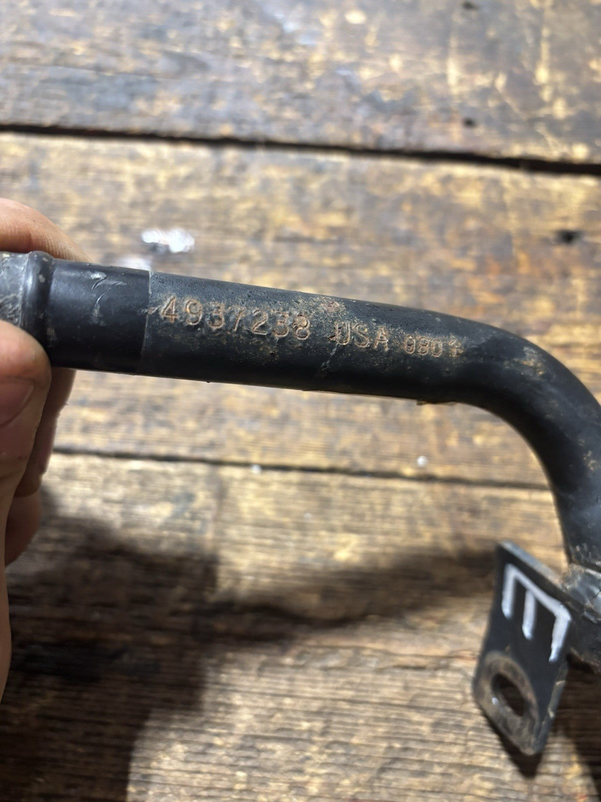 2007 .5 - 2012 DODGE RAM 6.7L CUMMINS WATER INLET COOLANT LINE 4947469 4937238