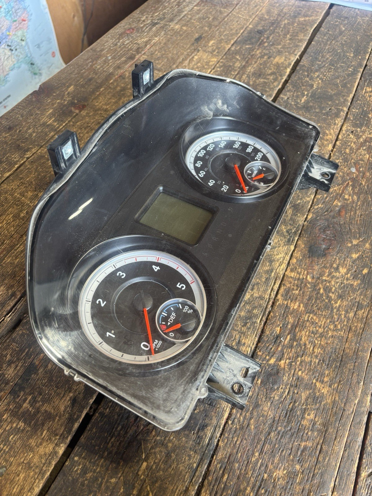 2015 RAM 2500 3500 CUMMINS SPEEDOMETER GAUGE INSTRUMENT CLUSTER KMS 68242868AD