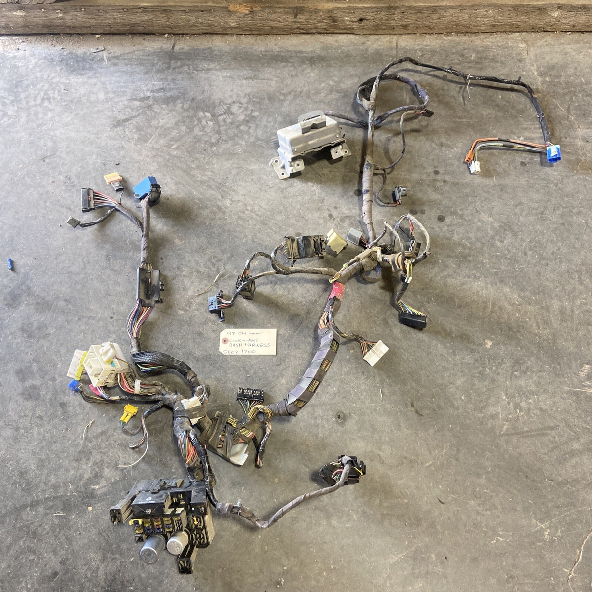 1997 DODGE RAM 2500 3500 CUMMINS MANUAL DASH BASE MODEL WIRING HARNESS 56021700