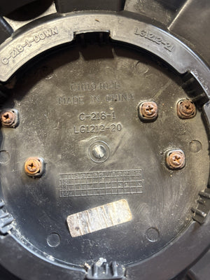 ION ALLOY WHEEL CENTER HUB CAPS X3 C-218-1 LG1212-21 C218-1-DOWN C1019402B