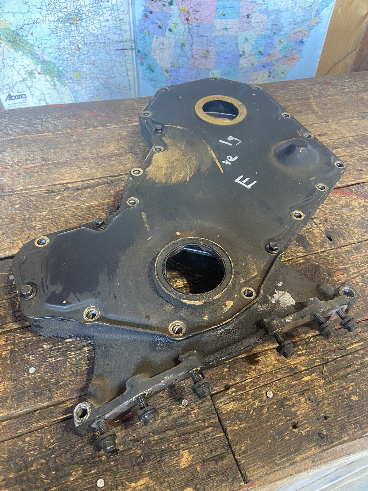 OEM 1989 - 1993 1ST GEN DODGE 5.9L 12V CUMMINS TIMING CASE COVER 3918872 3905203