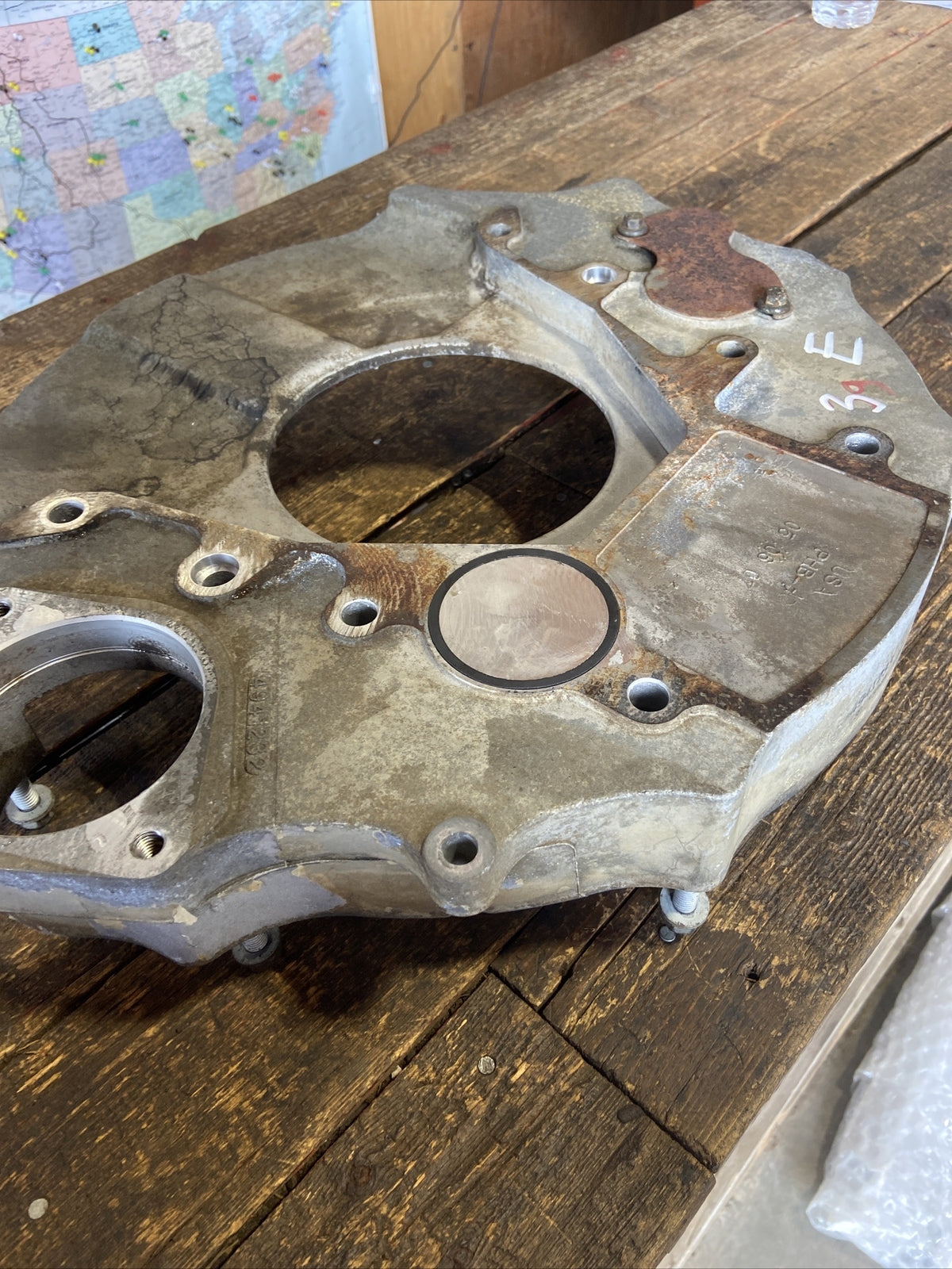 2003 - 2018 DODGE RAM 2500 3500 CUMMINS ADAPTER PLATE FLYWHEEL HOUSING 4941232