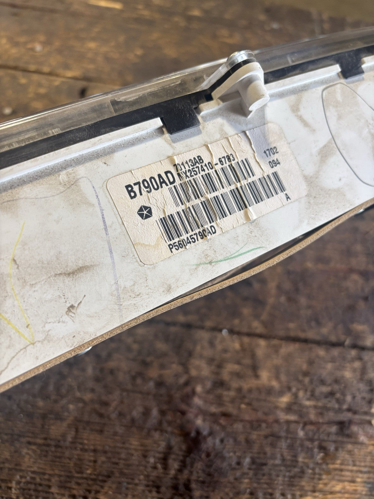 2001 2002 DODGE RAM 2500 3500 CUMMINS INSTRUMENT GAUGE CLUSTER 568km 56045790AD