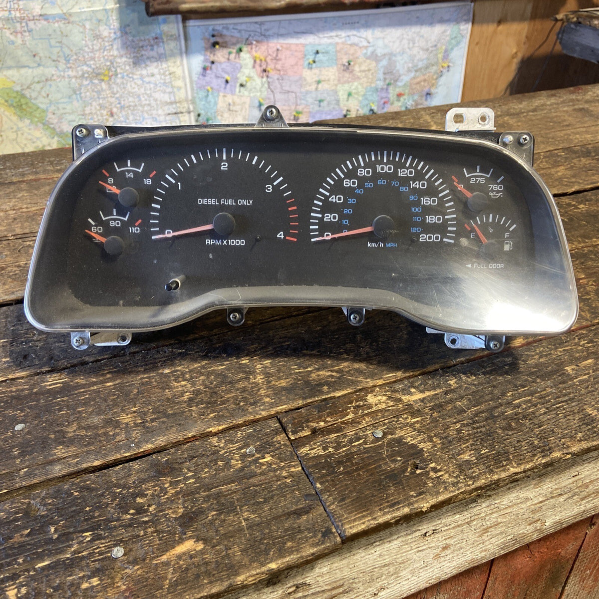 2001 2002 DODGE RAM 2500 3500 CUMMINS INSTRUMENT GAUGE CLUSTER 400k? 56045790AB