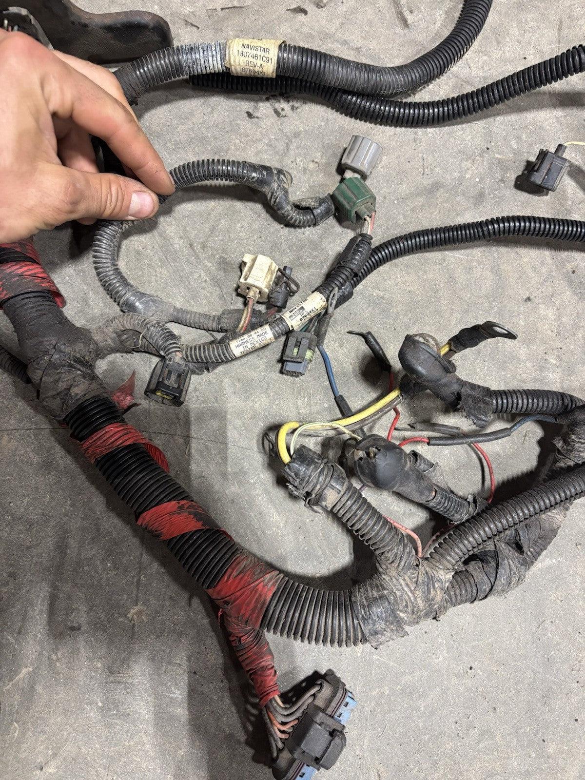 1999 - 2001 FORD 7.3L DIESEL ENGINE HARNESS 1807461C91