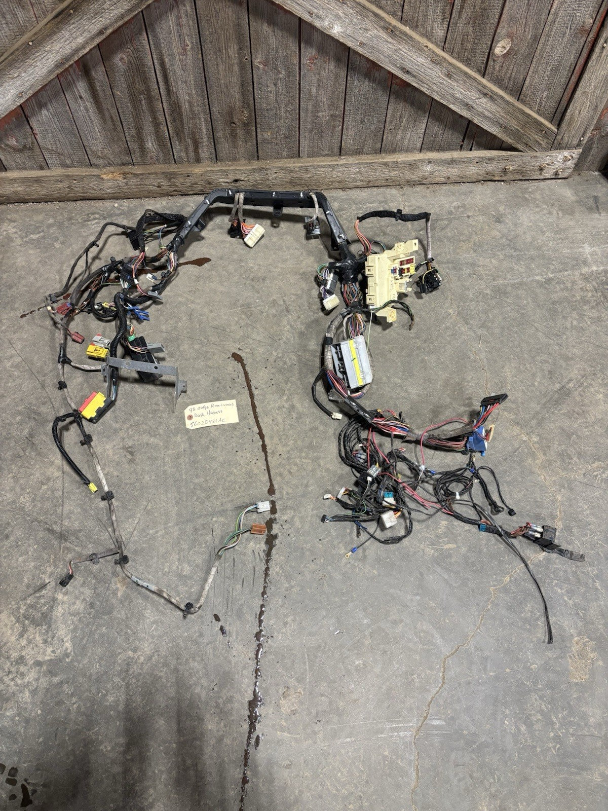 1998 DODGE RAM 2500 3500 12V/ 24V CUMMINS AUTO Or MANUAL DASH HARNESS 56020481