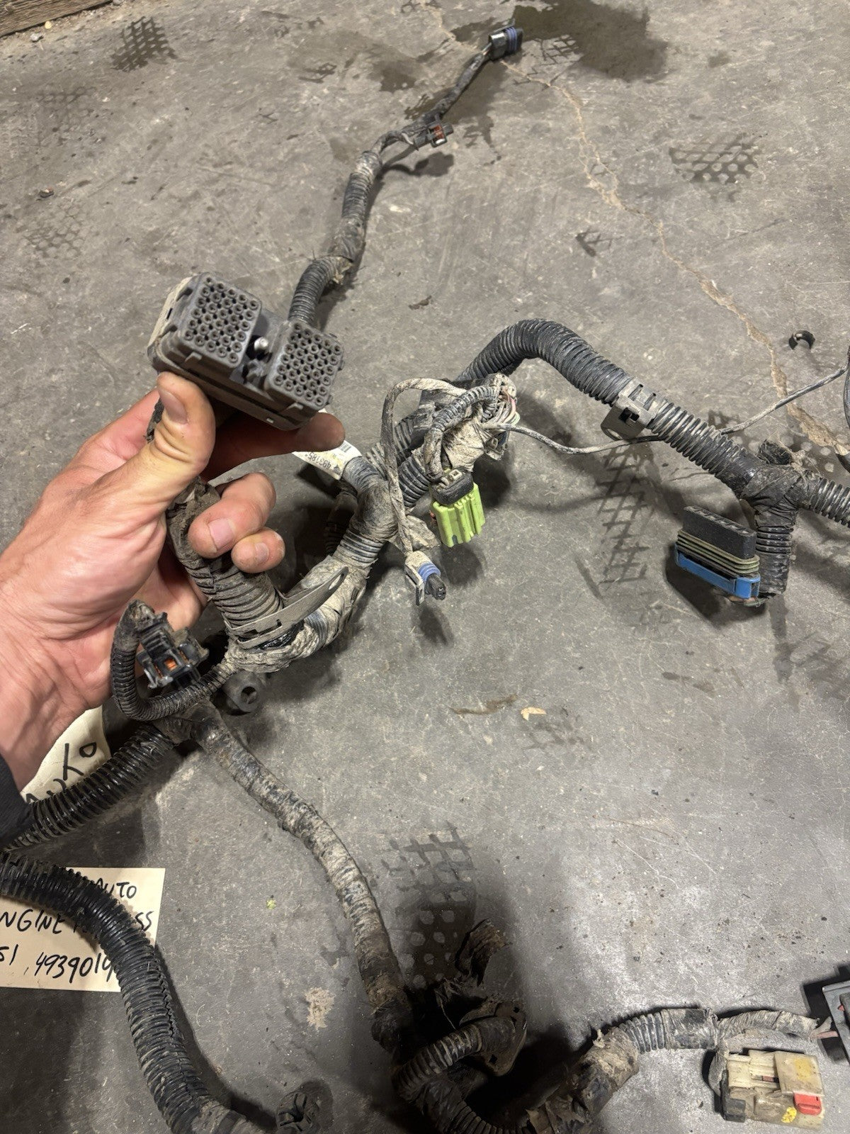 2006 2007 DODGE RAM 5.9L CUMMINS FULL ENGINE WIRING HARNESS 4931851 4939019