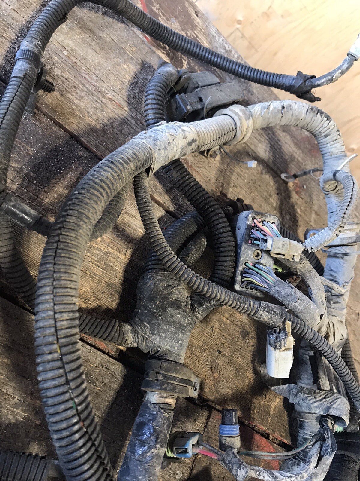 2002 DODGE RAM 2500 3500 CUMMINS MANUAL COMPLETE ENGINE WIRING HARNESS 3949898