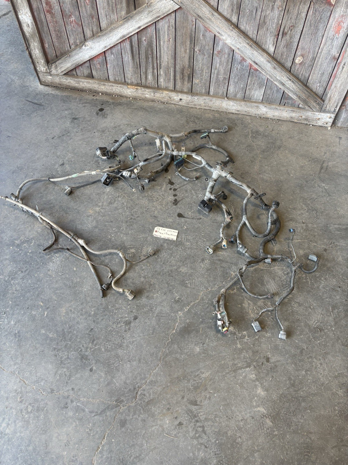 2008 DODGE 6.7L CUMMINS 6SP MANUAL ENGINE TRANS HARNESS 4980107 4946174 04801409