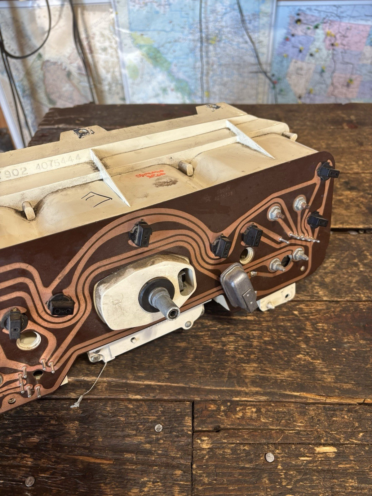 1987 1988 1989 DODGE RAM 150 250 INSTRUMENT GAUGE CLUSTER PN 4075149