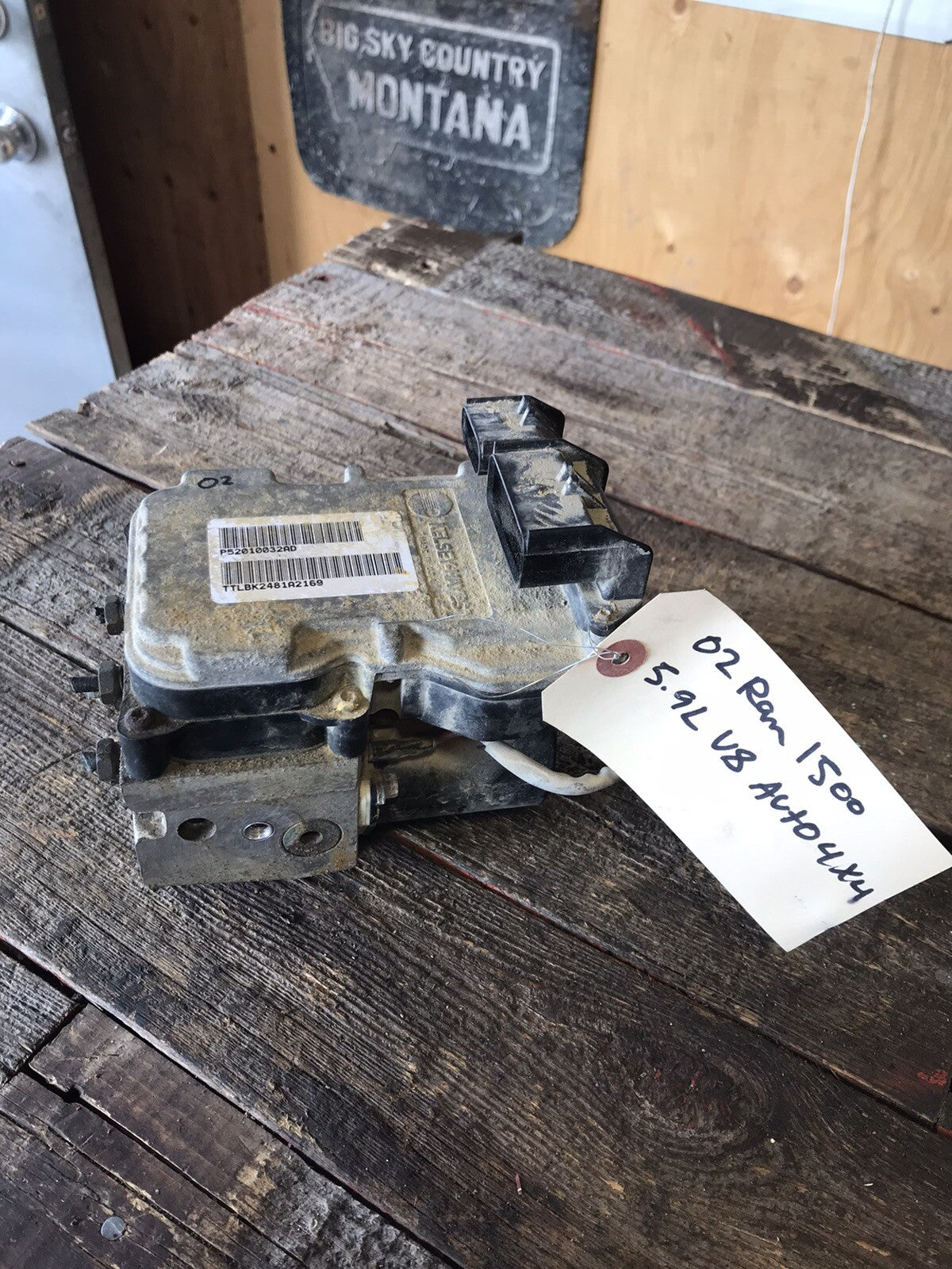 2002 DODGE RAM 1500 ABS BRAKE MODULE AND PUMP 52010032AD 211KMS