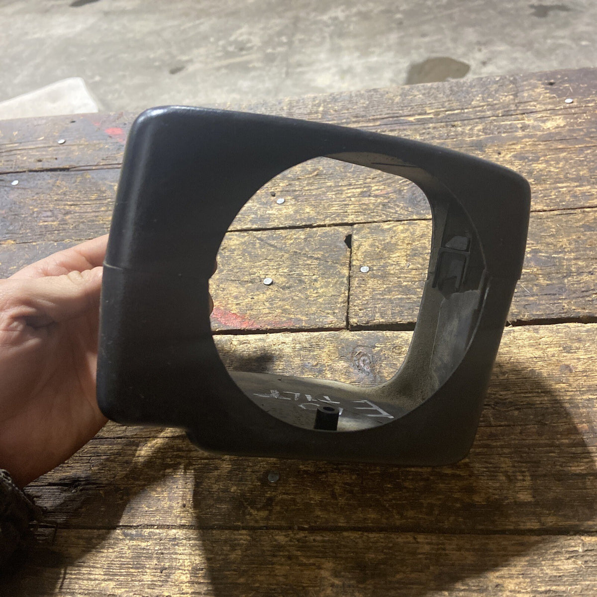 1994-2002 DODGE RAM 2500 3500 STEERING COLUMN COVER SHROUD BLACK NO TILT