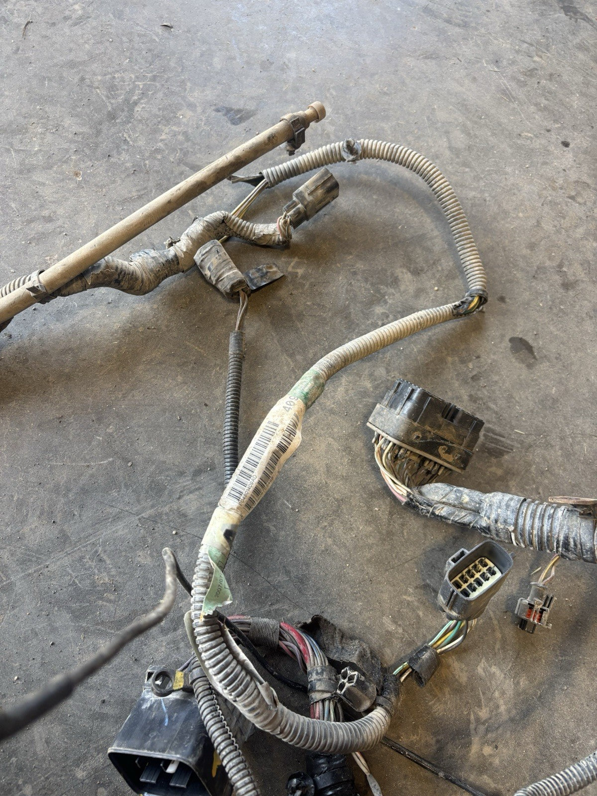 2008 DODGE 6.7L CUMMINS 6SP MANUAL ENGINE TRANS HARNESS 4980107 4946174 04801409