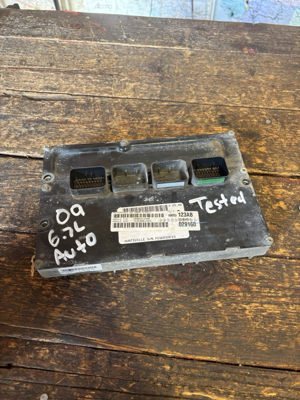 2009 DODGE RAM 2500 3500 6.7L CUMMINS TCM PCM P 68053123 Ab