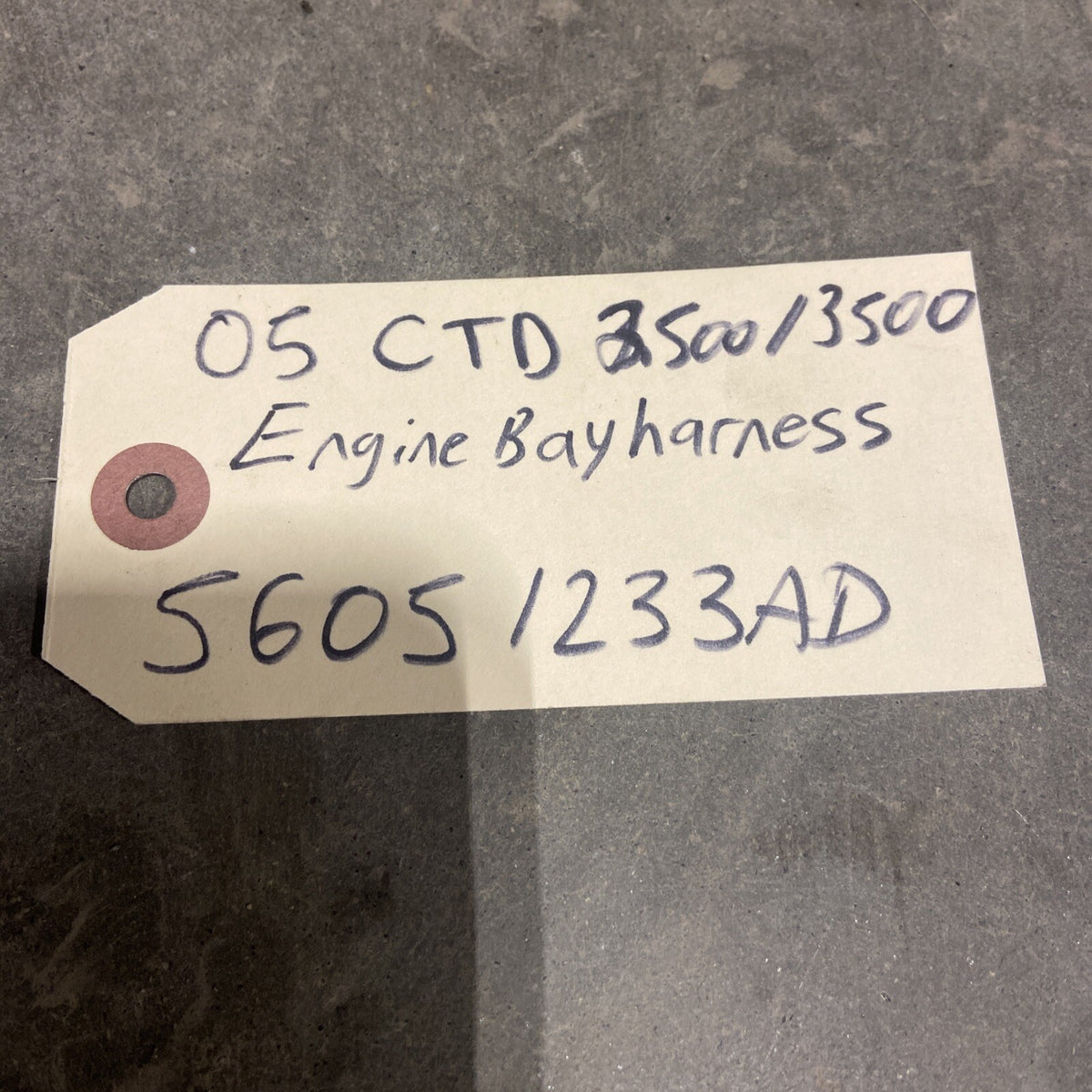 2005 DODGE RAM 2500 3500 CUMMINS ENGINE BAY HARNESS 56051233AD