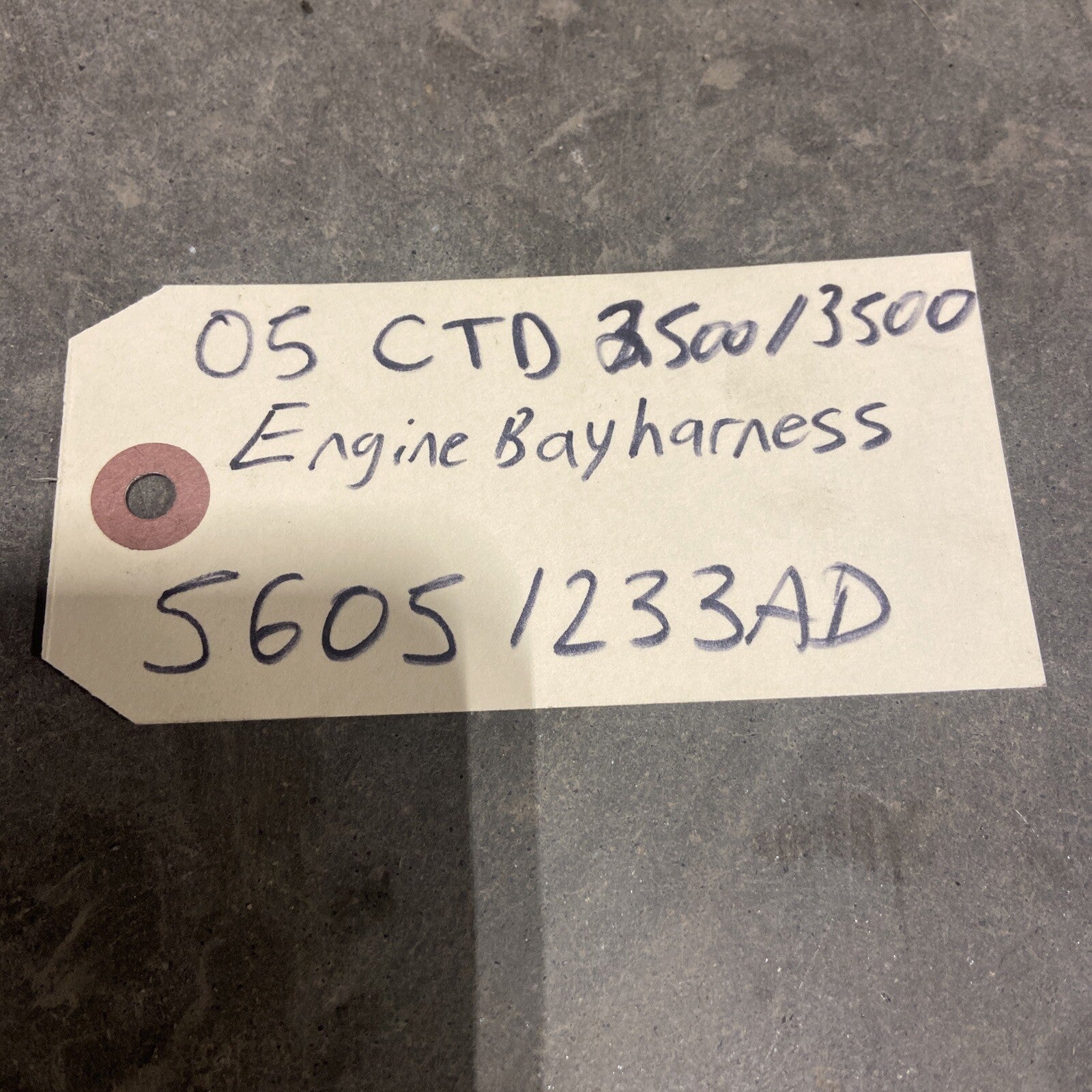 2005 DODGE RAM 2500 3500 CUMMINS ENGINE BAY HARNESS 56051233AD