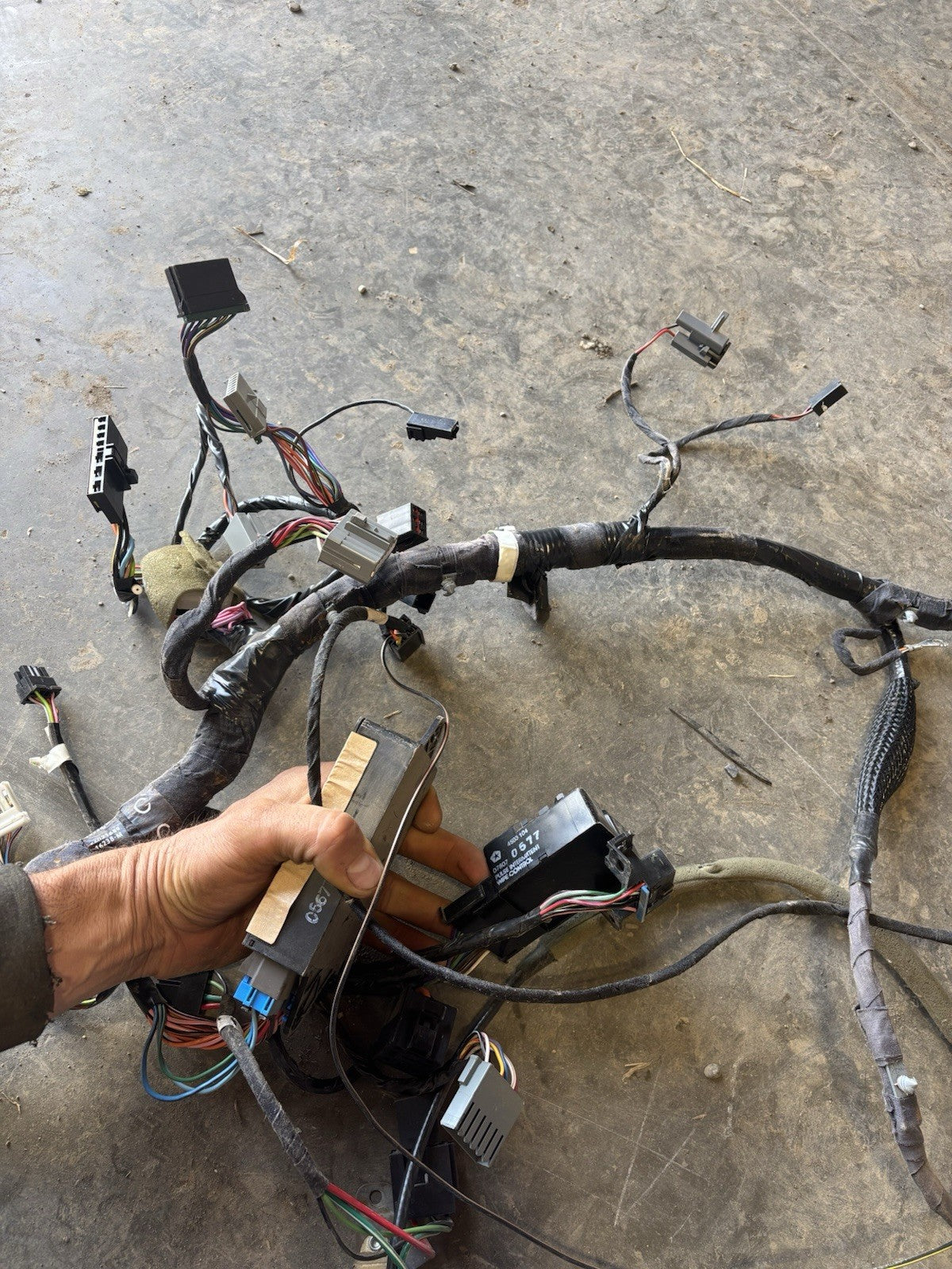 1997 DODGE RAM 25003500 CUMMINS AUTO LARAMIE LOADED DASH WIRING HARNESS 56021689