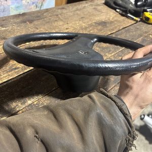 OEM 1990 1991 MINT DODGE RAM 250 350 CUMMINS STEERING WHEEL & HORN PAD CRUISE