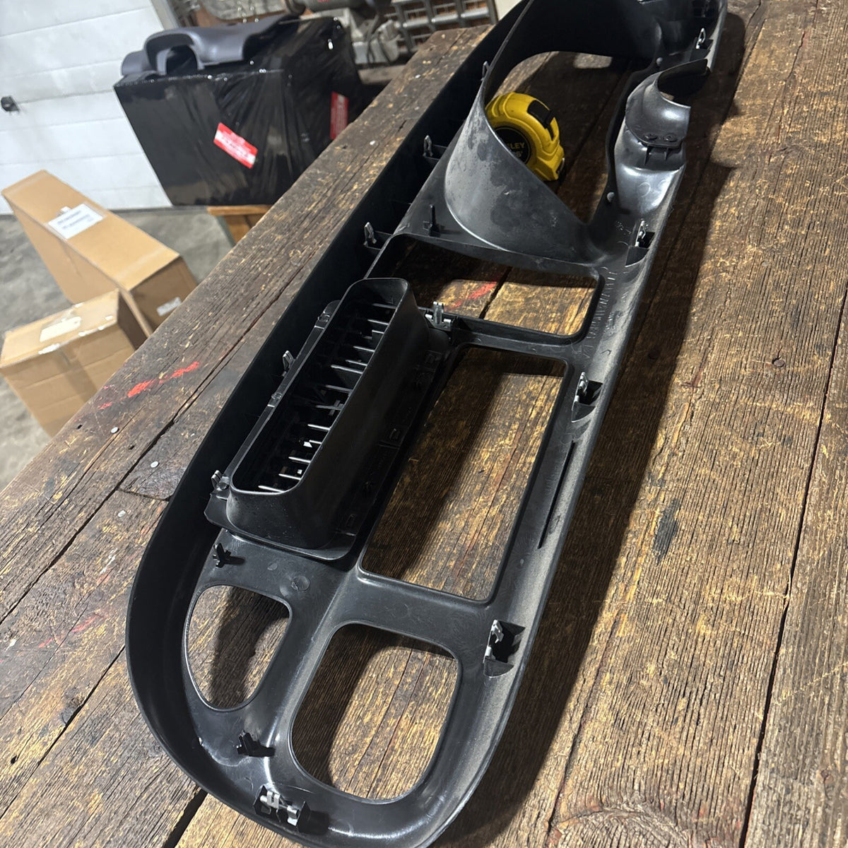 1999-2002 DODGE RAM 2500 3500 GAUGE DASH BEZEL RADIO SURROUND  