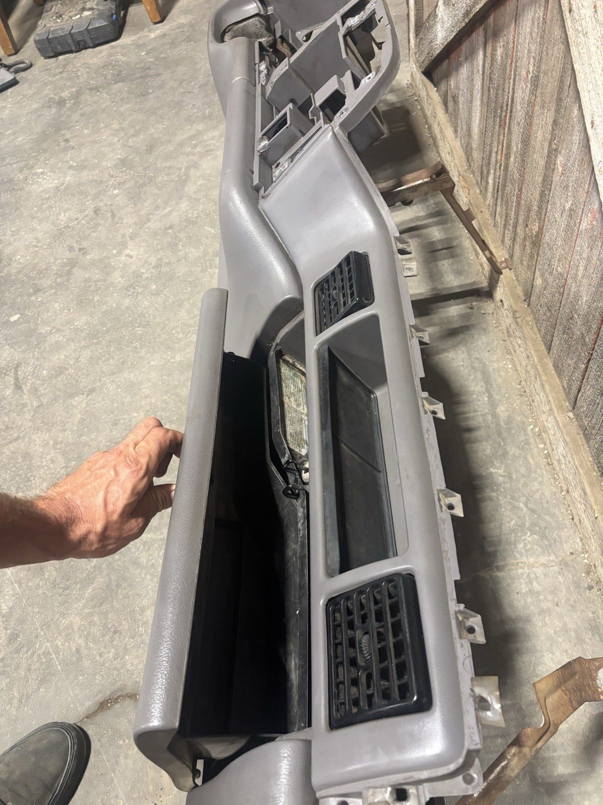 OEM 1994 - 1997 DODGE RAM CUMMINS DASH CORE STRUCTURE LIGHT GREY GRAY DASHBOARD