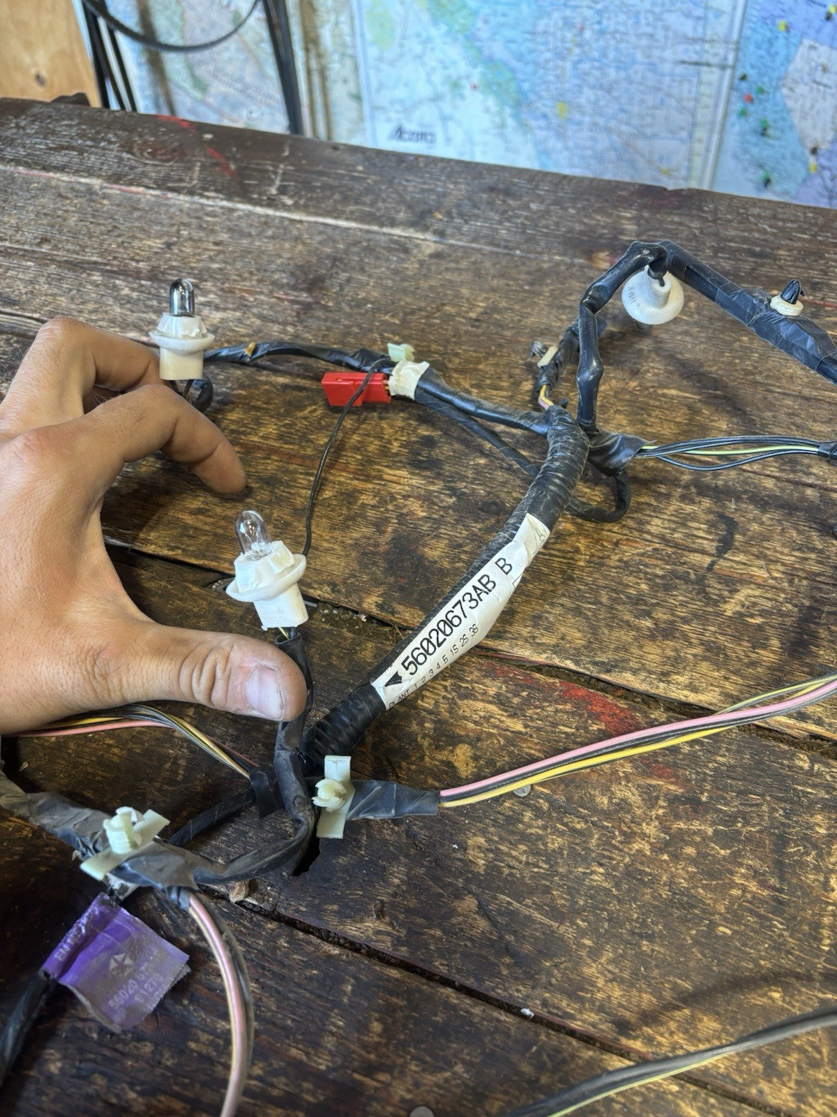 1998 DODGE RAM CAB CLEARANCE LIGHT WIRE HARNESS 56020673