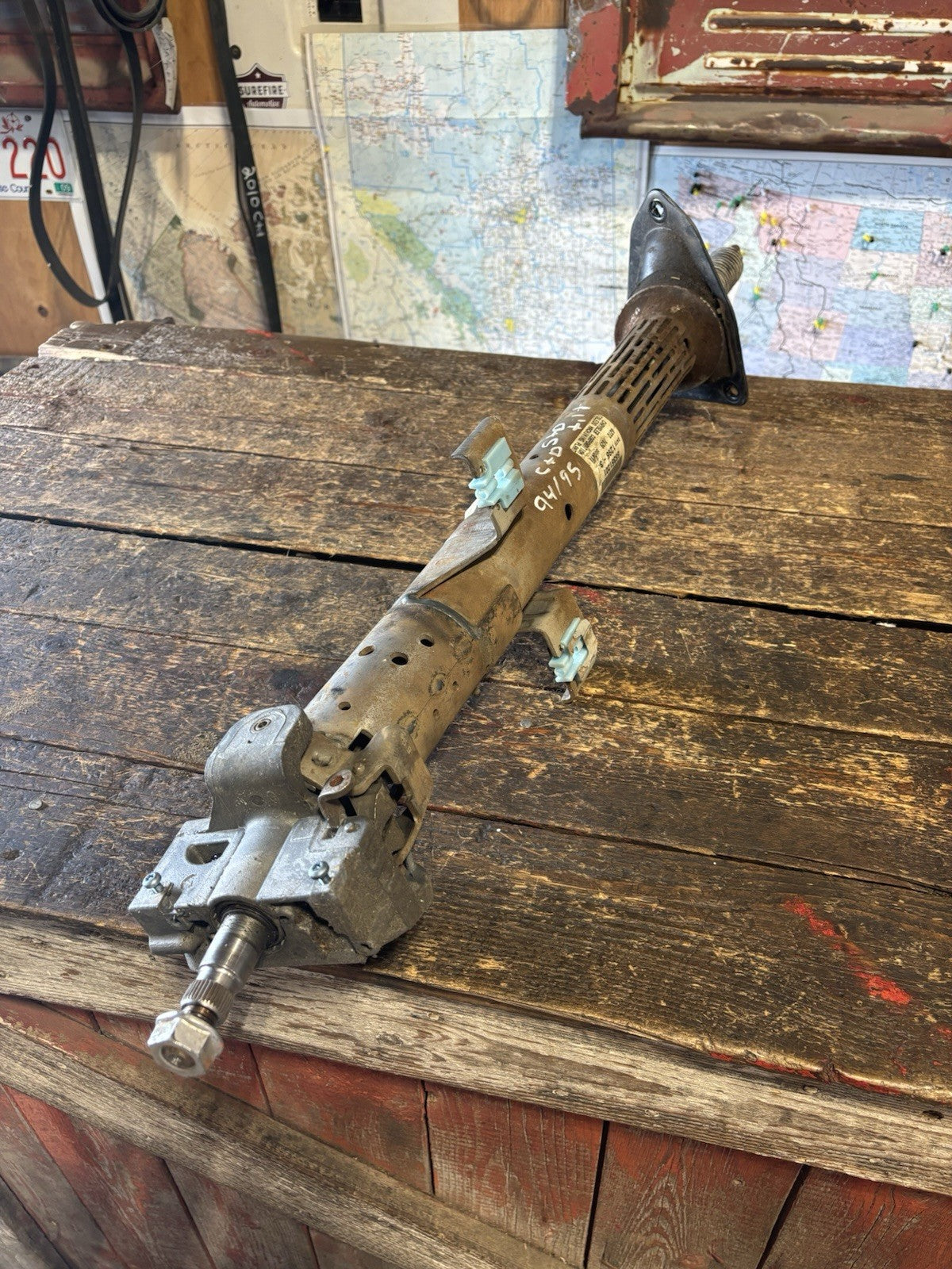 1994 1995 DODGE RAM 1500 2500 3500 STEERING COLUMN STD TRANS W TILT PN 52007325