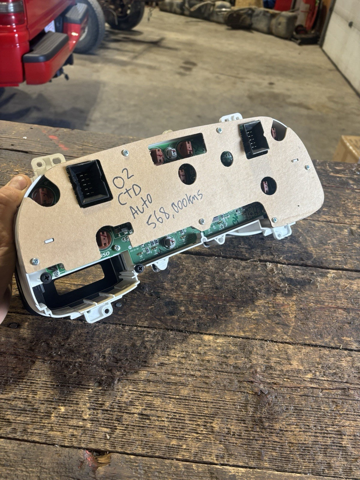 2001 2002 DODGE RAM 2500 3500 CUMMINS INSTRUMENT GAUGE CLUSTER 568km 56045790AD