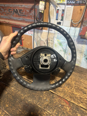 OEM 1992 1993 DODGE RAM 250 350 CUMMINS STEERING WHEEL & HORN PAD