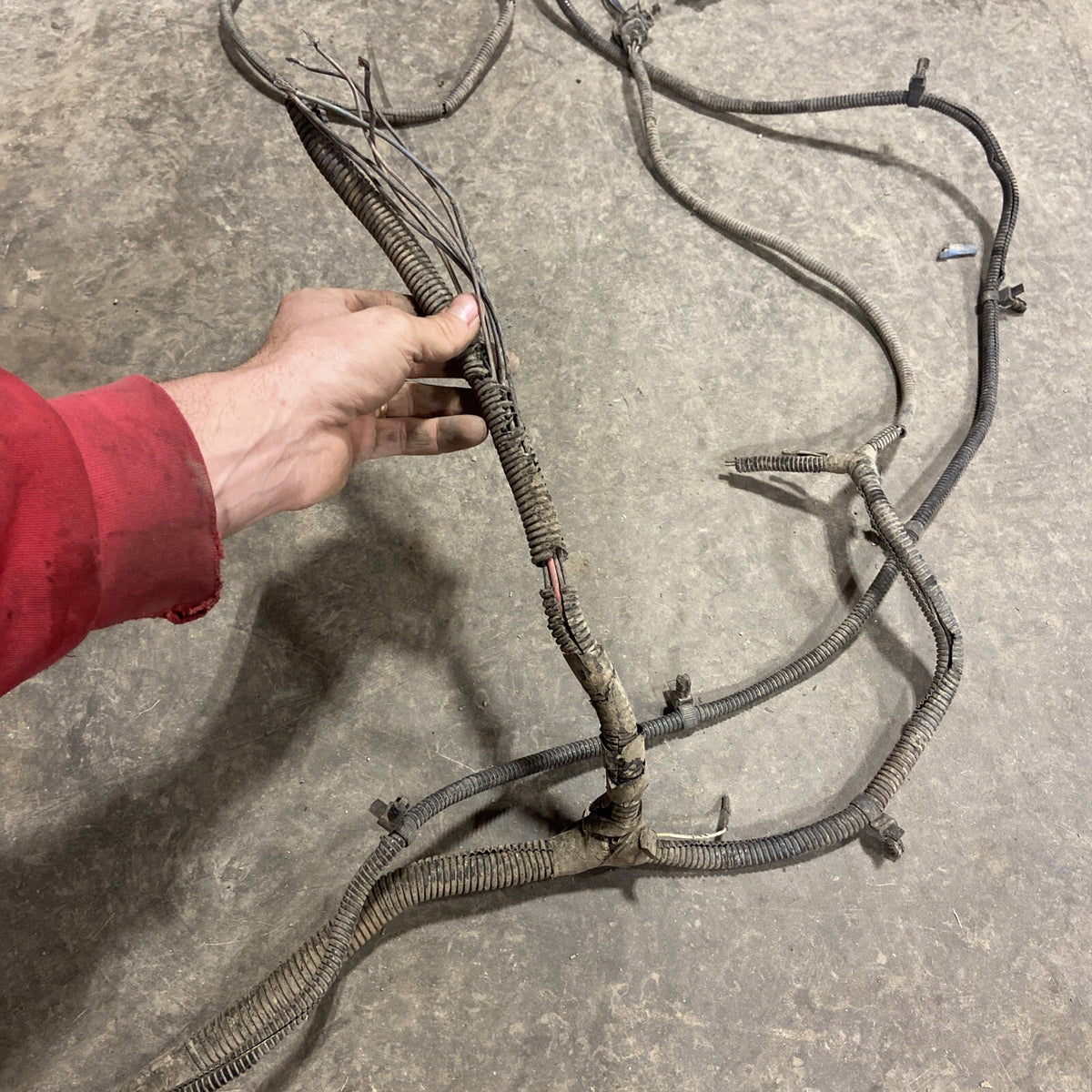 1998 DODGE RAM 2500 3500 V10 / CUMMINS EXT CAB SHORTBOX FRAME HARNESS 56020492AC