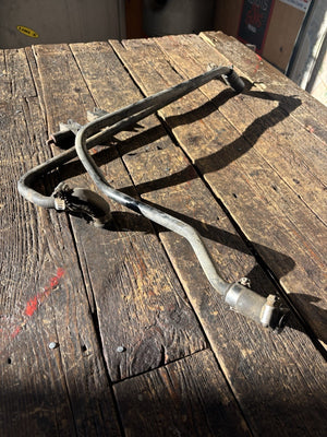 1989-1998 DODGE RAM 5.9L 12V CUMMINS HEATER CORE METAL COOLANT LINES + HOLDERS