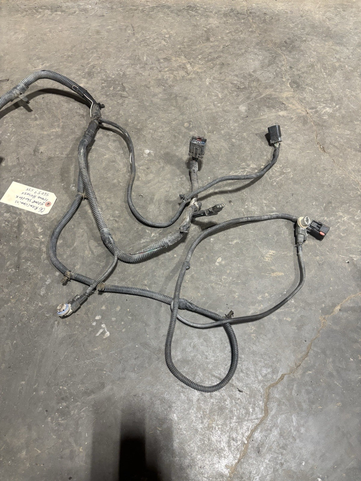 2006 2007 DODGE RAM 2500 3500 CUMMINS FRAME CHASSIS  WIRING HARNESS 5605?535