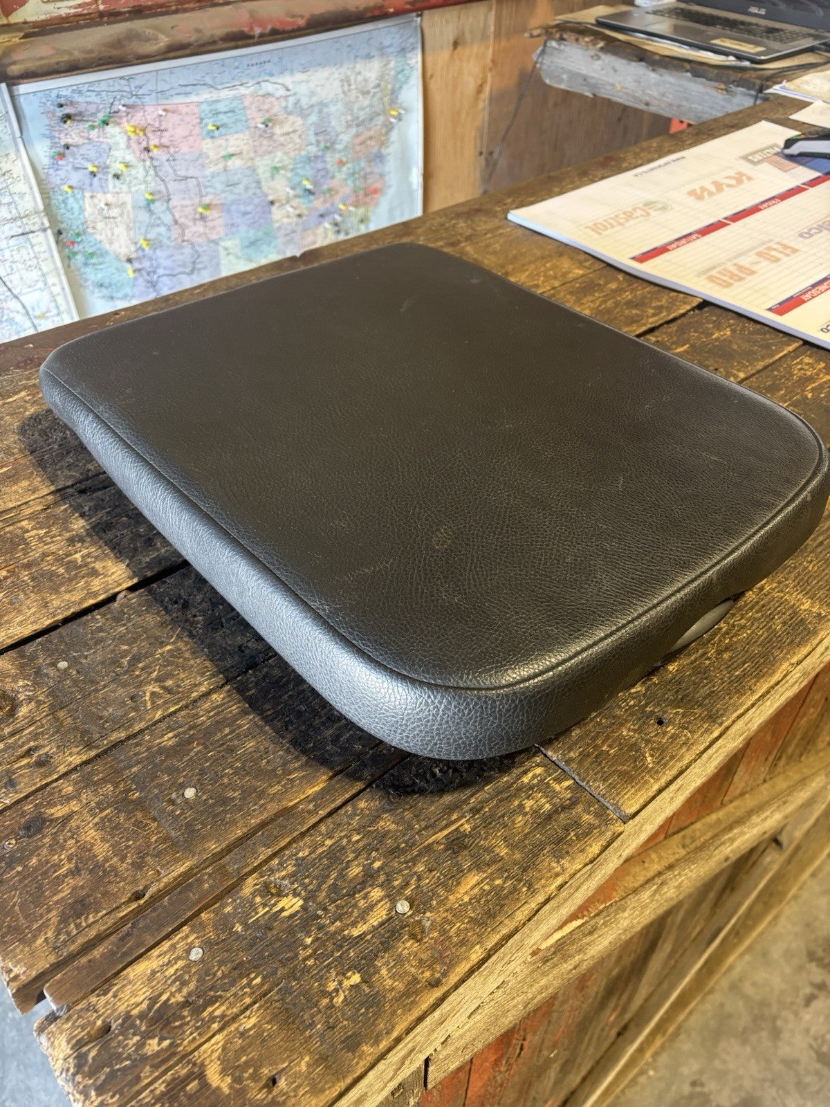 2003 2004 2005 DODGE RAM 1500 2500 3500 CUMMINS CENTER CONSOLE LID BLACK