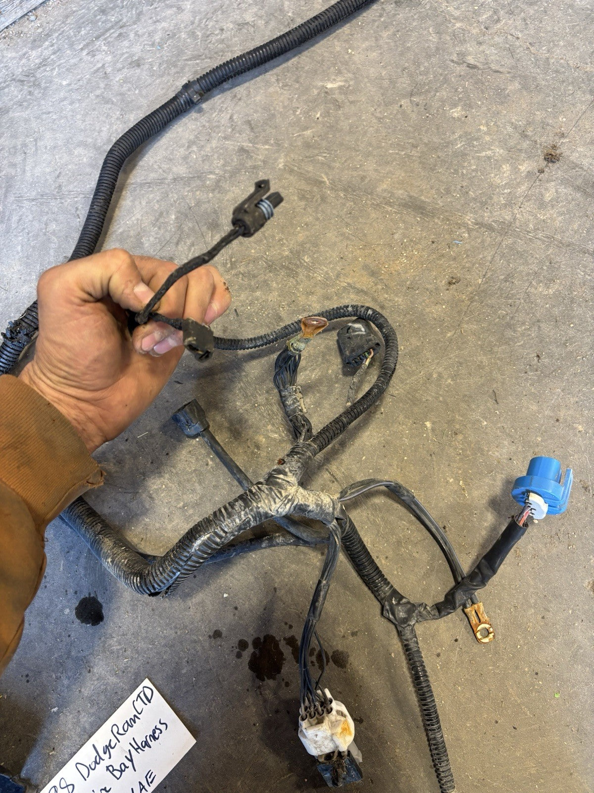 1998 DODGE RAM 2500 3500 12V 5.9L CUMMINS ENGINE BAY HARNESS 56045101AE