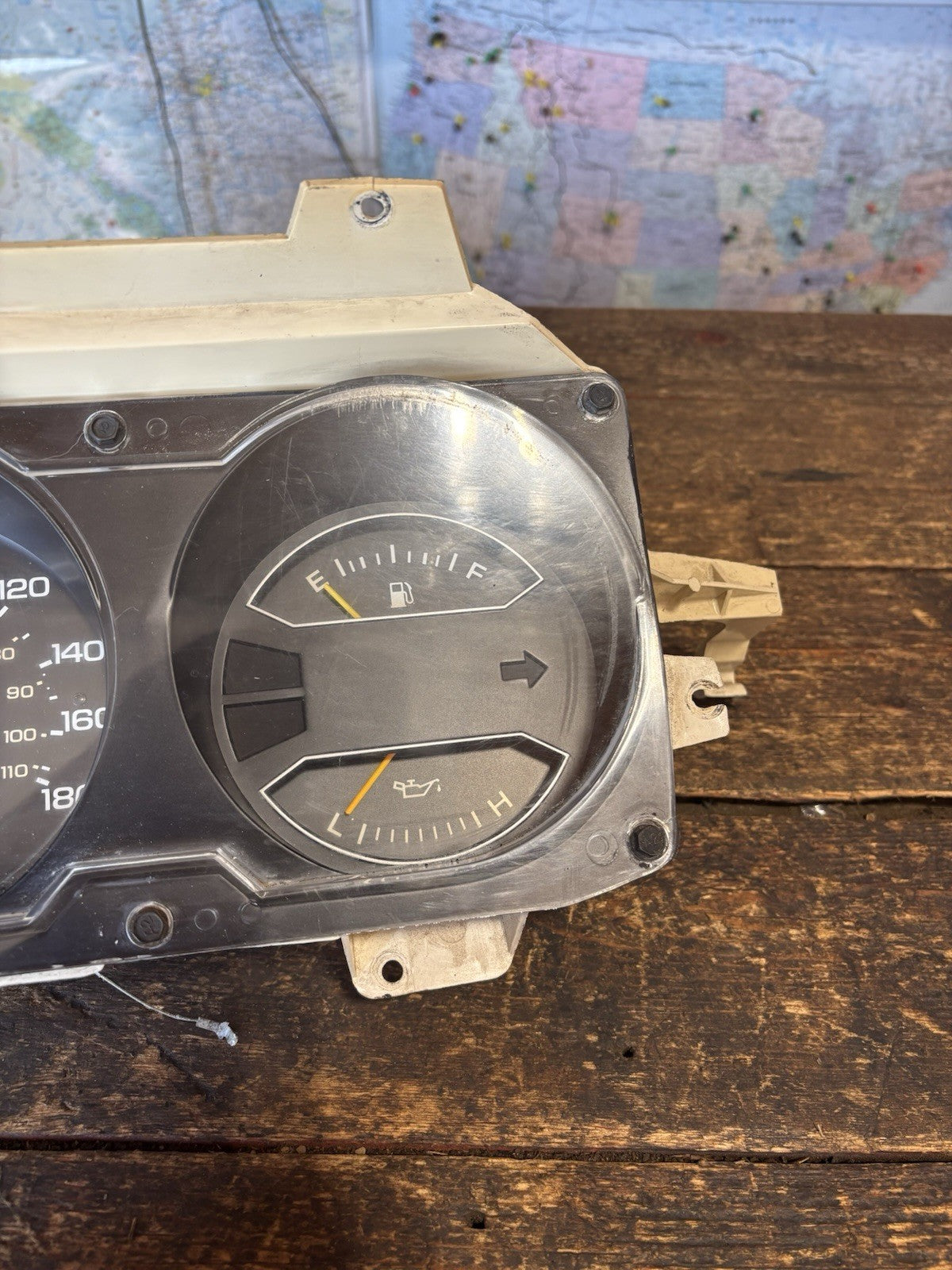 1987 1988 1989 DODGE RAM 150 250 INSTRUMENT GAUGE CLUSTER PN 4075149