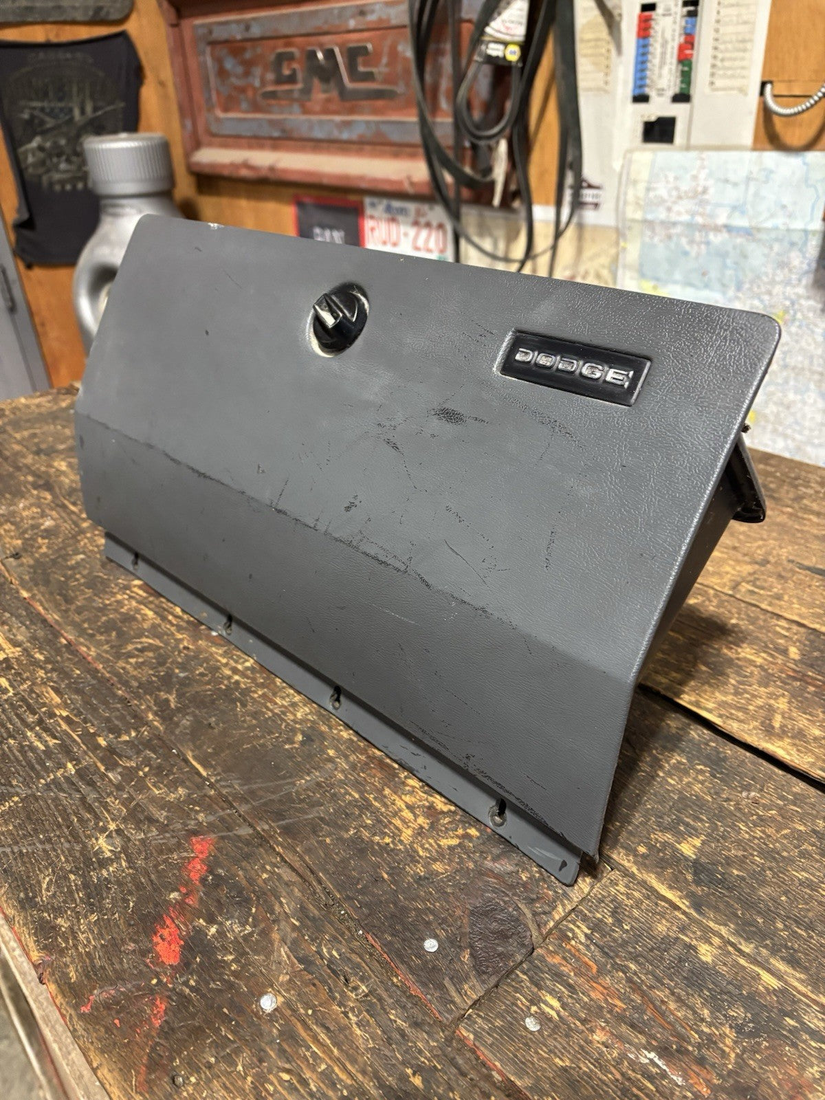 1981-1993 DODGE RAM 150 250 350 1ST GEN CUMMINS GREY GLOVE BOX GLOVEBOX